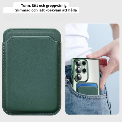 Electroplating Magnetic Card Holder Mobile Phone