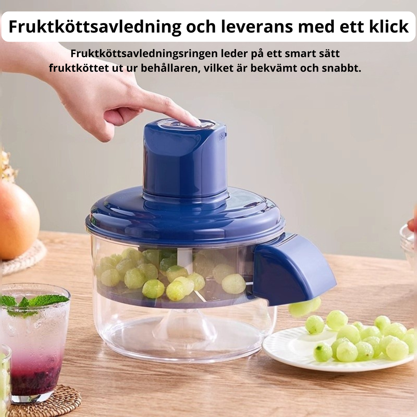 Fruktskalningsmaskin  Elektrisk uppladdningsbar