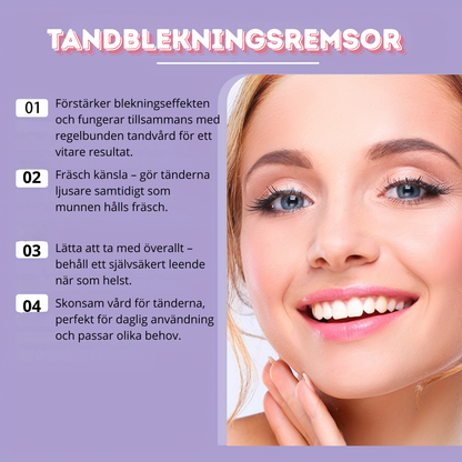 Tandblekningsremsor Lila tandremsor