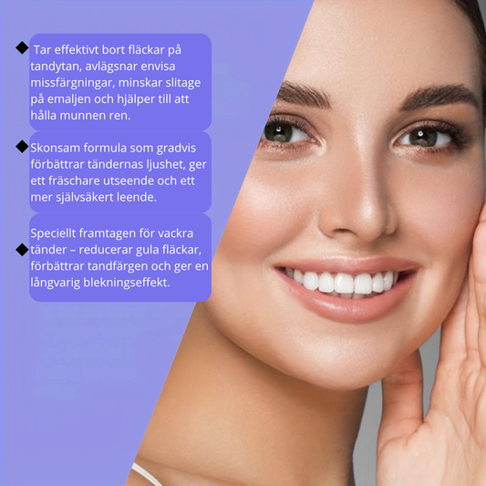 Tandblekningsremsor Lila tandremsor